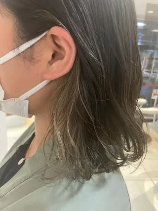 ミディアム カラー ヘアアレンジ 【Sweep】おじま のぞみのヘアスタイル