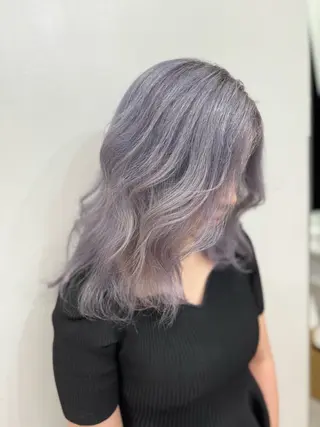 セミロング カラー Lapis シオンのヘアスタイル