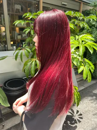 ロング カラー アワタケ リンのヘアスタイル