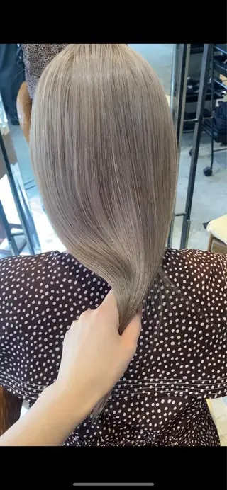 ロング 韓国レイヤー/透明感 カラー🦋mioのヘアスタイル