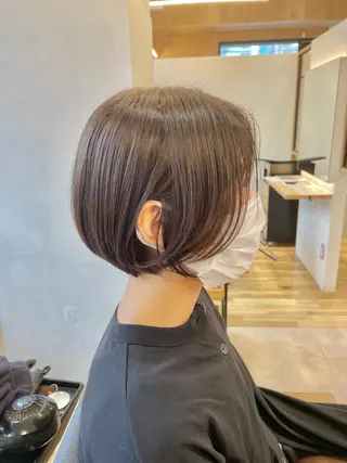 ショート シノハラ ガクト ショート/白髪ぼかしのヘアスタイル