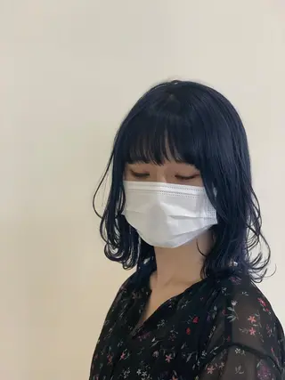 ミディアム 本田 卓也のヘアスタイル