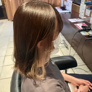 ミディアム カラー Slap Dash 【スラップ ダッシュ】所属・髪質改善カラー 🧸かりん🎀‪のヘアスタイル