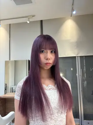 ロング カラー パーマ/カット ひより🎀🎀のヘアスタイル