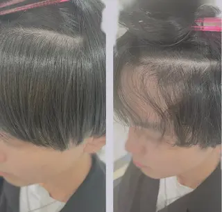 メンズ センターパート 川島爽楽のヘアスタイル