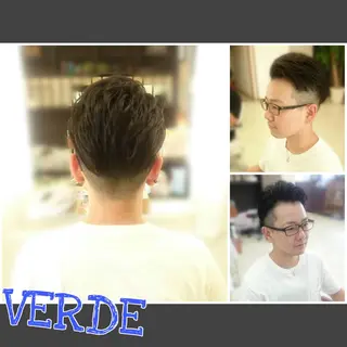 ショート メンズ Hair VERDEのヘアスタイル