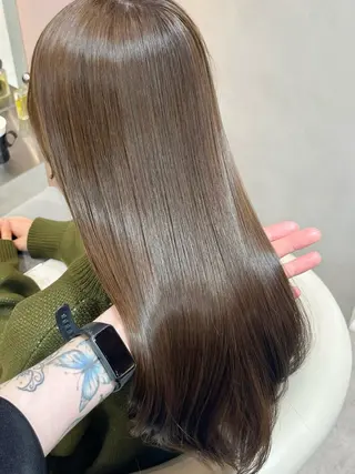 セミロング 大宮🩶韓国ヘア 髪質改善✨柏崎のヘアスタイル
