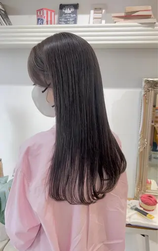 ロング カラー 森田翔斗 顔周りレイヤーのヘアスタイル