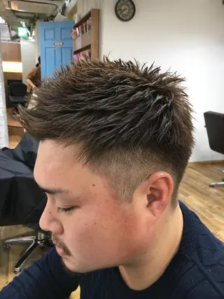 ショート カラー メンズ Laf.【ラフ］北坂戸駅前所属・🌈New Open Laf.🌈奥居伸輔のヘアスタイル