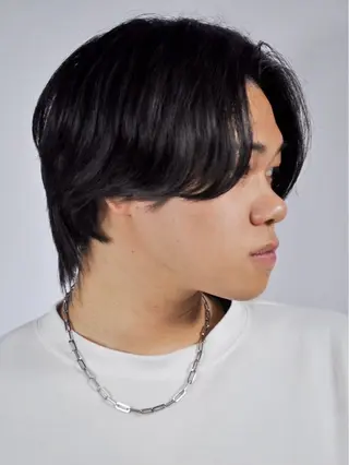 ミディアム 岡崎 匠海のヘアスタイル