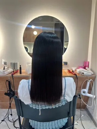 ロング パーマ 🎀ほのか🎀カラー 🎀aim横浜🎀のヘアスタイル