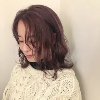 ミディアム カラー レイヤー/お顔まわり 暖色カラー🍑Amiのその他イメージ