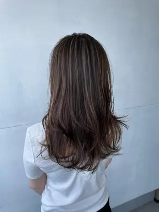 ロング カラー かわさき ともやのヘアスタイル