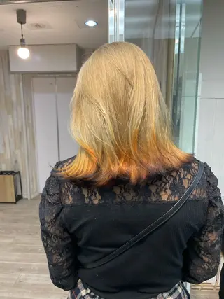 ミディアム カラー HIKARU副店長/ ✨️髪質改善のヘアスタイル