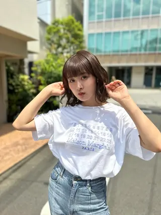 ミディアム ヘアアレンジ silk-lei🌈 川井雄太のヘアスタイル