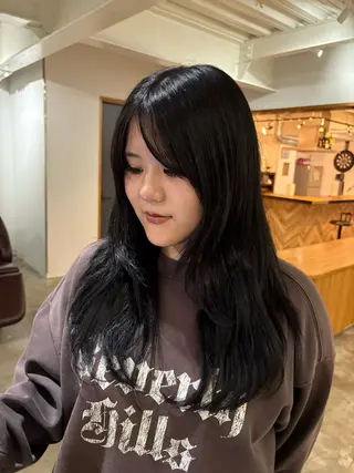 ロング ノハナ💜北谷 BY MY SIDEのヘアスタイル