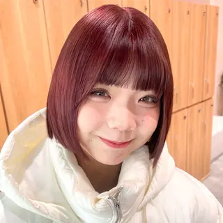 ショート カラー ブリーチ/暖色/ ダブルカラー/ゆきなのヘアスタイル