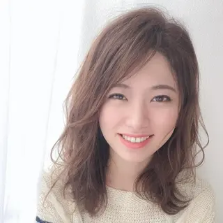 セミロング hair salon bimbumbamのヘアスタイル