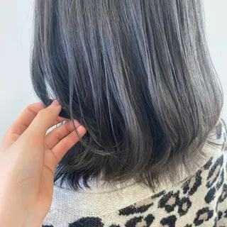 ミディアム カラー 個性派/ブリーチ *ほのかのヘアスタイル