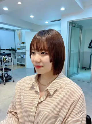 ミディアム 山下夕月 ショート🫧ボブのヘアスタイル