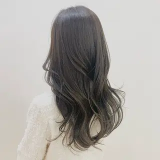 ロング カラー ヘアアレンジ キヨミ 韓国レイヤーカットのヘアスタイル