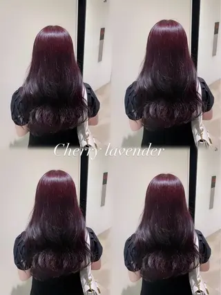 セミロング カラー ヘアアレンジ Ella所属・nana【艶髪】/ レイヤー/縮毛矯正のヘアスタイル