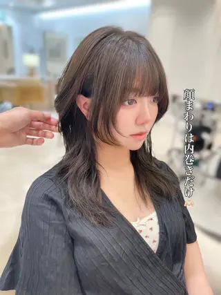 セミロング ガレリアエレガンテ栄店所属・ウルフカット/ ハッシュカット/山路のヘアスタイル