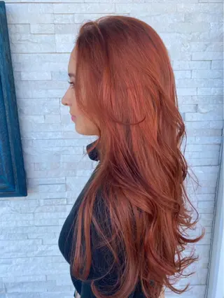 ロング カラー パーマ ヘアアレンジ メンズ ネイル 美容室 ソンリエのヘアスタイル