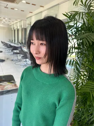 ミディアム ハピネス所属・川本 真鈴のヘアスタイル