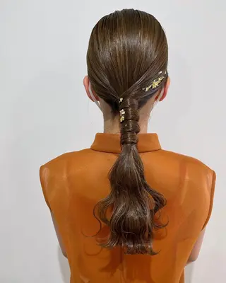 ロング ヘアアレンジ tomida yukiの眉毛・アイブロウイメージ