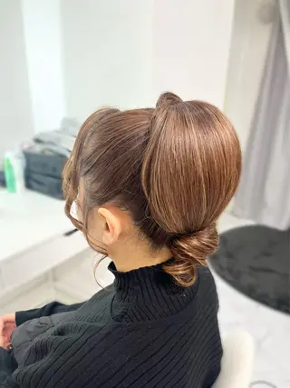 ロング ヘアアレンジ ヘアセット専門店hair make salon R所属・ヘアセット専門店 Rのヘアスタイル