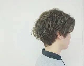 カラー メンズ 透明感ハイライト◎ 伊藤夏海のヘアスタイル