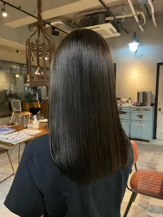 セミロング カラー ヘアアレンジ 🍀艶髪・透明感🍀 TATSUKIのヘアスタイル