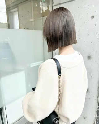 ショート 会田有紀 /切りっぱなしボブのヘアスタイル