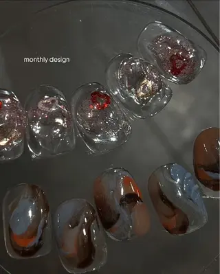 ネイル 𝗿𝗶𝗰𝗼 ˎˊ˗のネイルデザイン