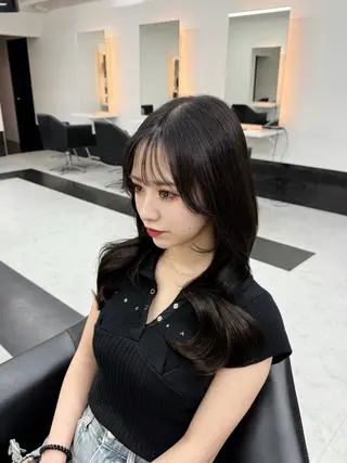 ロング カラー 【ALEAP】 𝐇𝐀𝐊𝐔のヘアスタイル