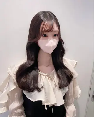 ロング 銀座／レイヤーカット 🤍内野すみれのヘアスタイル