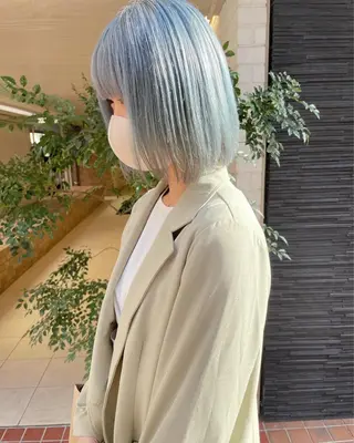 ショート カラー VEGA天神 ブリーチのヘアスタイル