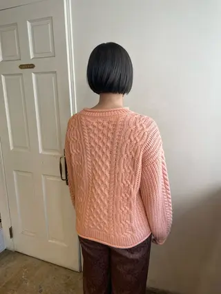 ショート カラー MIOベージュカラー 柔らかいカラーのヘアスタイル