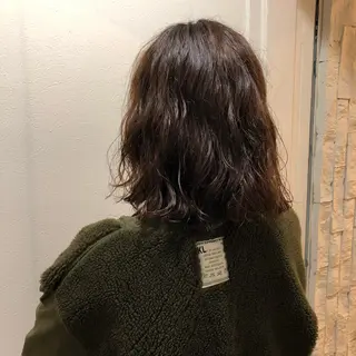 ミディアム パーマ yuki hair所属・yuki watanabeのヘアスタイル