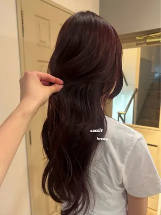 ロング カラー 暖色カラー/レイヤー 🌙 オノユリカのヘアスタイル