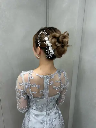 ロング 卒業式ヘアセット🎀 ヘアアレンジのヘアスタイル