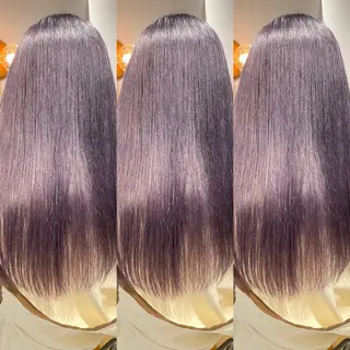 セミロング カラー ハイトーン/メンズ/ ボブ RINのヘアスタイル