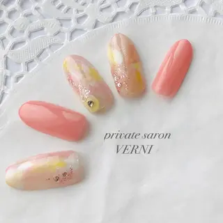 ネイル 自爪育成ネイルサロン ヴェルニのネイルデザイン