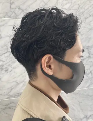 メンズ パーマ 銀座 似合わせ◎ 櫻井将司のヘアスタイル