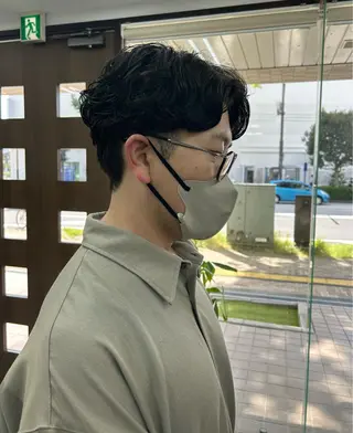 ショート パーマ メンズ メンズパーマの達人 /タカシマ　ダイスケのヘアスタイル