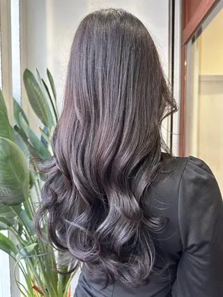 ロング カラー un eye/hai r🎀🪞山﨑愛菜のヘアスタイル