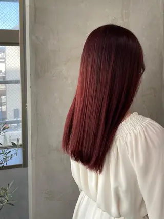 カラー ダン/メンズ/ 顔周り×透明感カラーのヘアスタイル