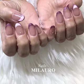 ネイル Nails MILAURO所属・MIYUKI /大人シンプルネイルのネイルデザイン