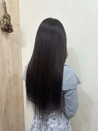 ロング 【縮毛矯正&カラー】 RAN.のヘアスタイル